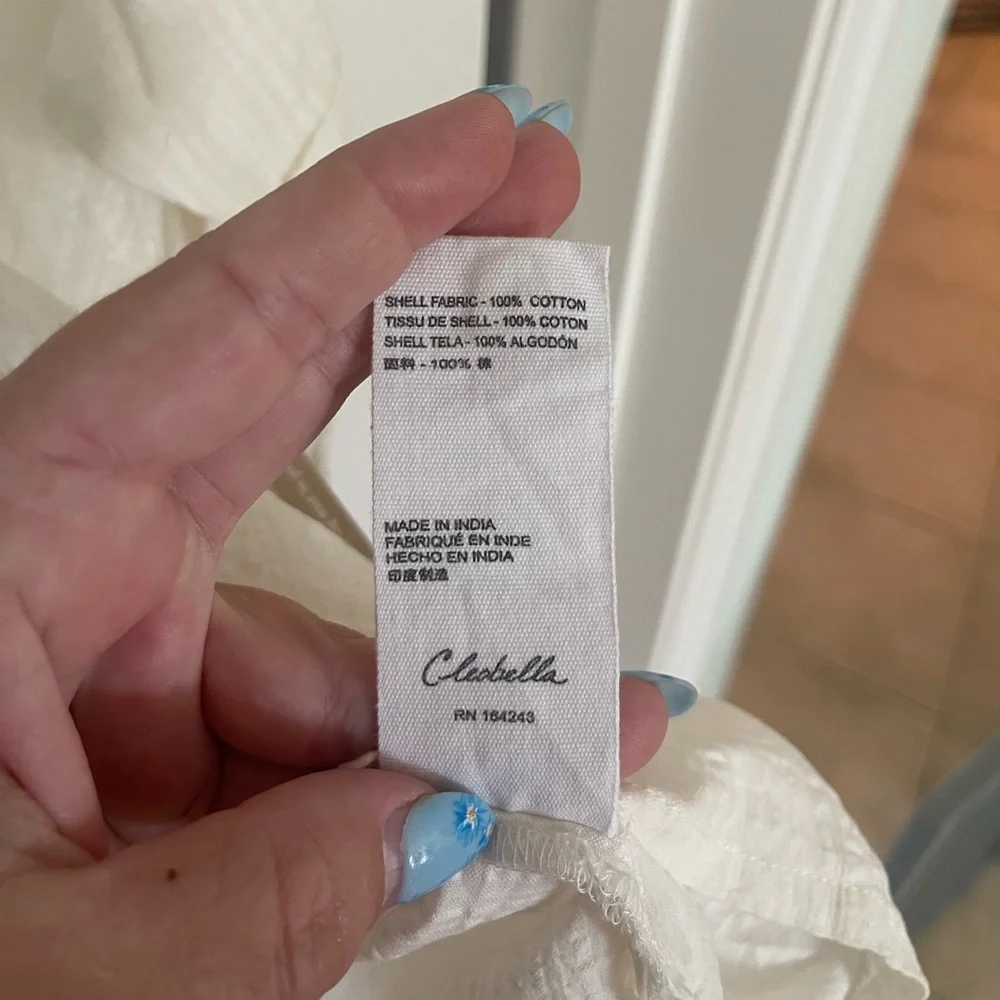 NWOT Cleobella white matching shorts set - Picture 7 of 8